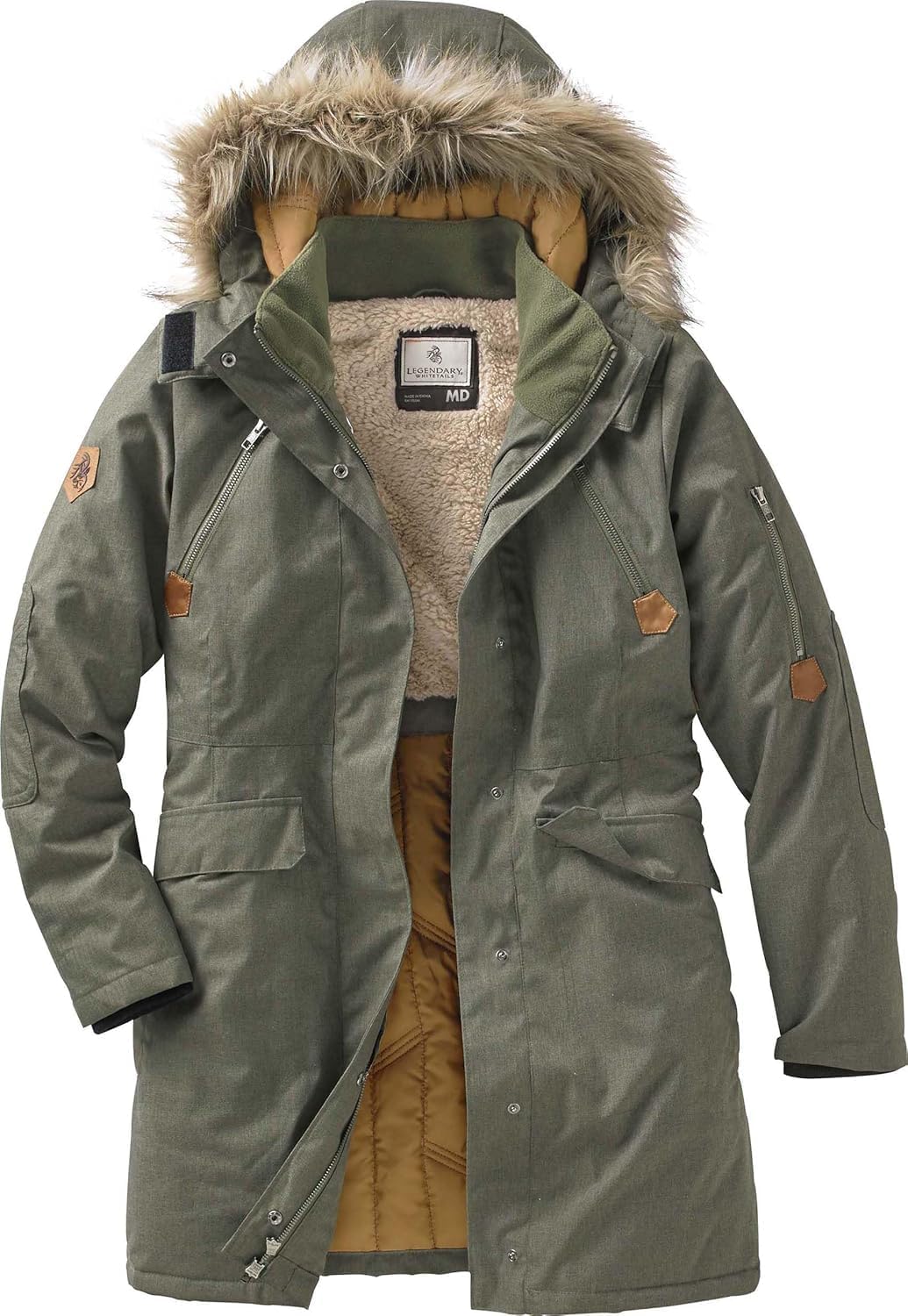 Legendary Whitetails Women's Water Resistant Hooded Anorak Parka
