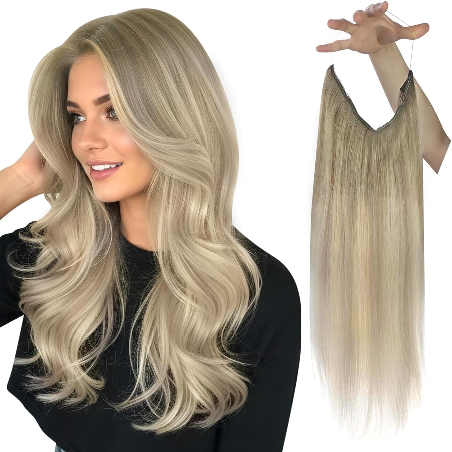 Sunny Wire Hair Extensions Real Human Hair for Stunning Volume