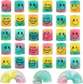 30 Pack Spring Rainbow Magic Fidget Coil Mini Springs - Party Favor