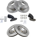 TRQ Brake Pad and Rotor Set for 2008-2013 Toyota Highlander