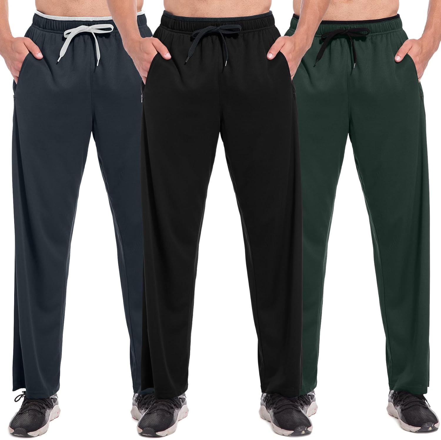 3 Pack Athletic Sweatpants for Workout and Training Needs