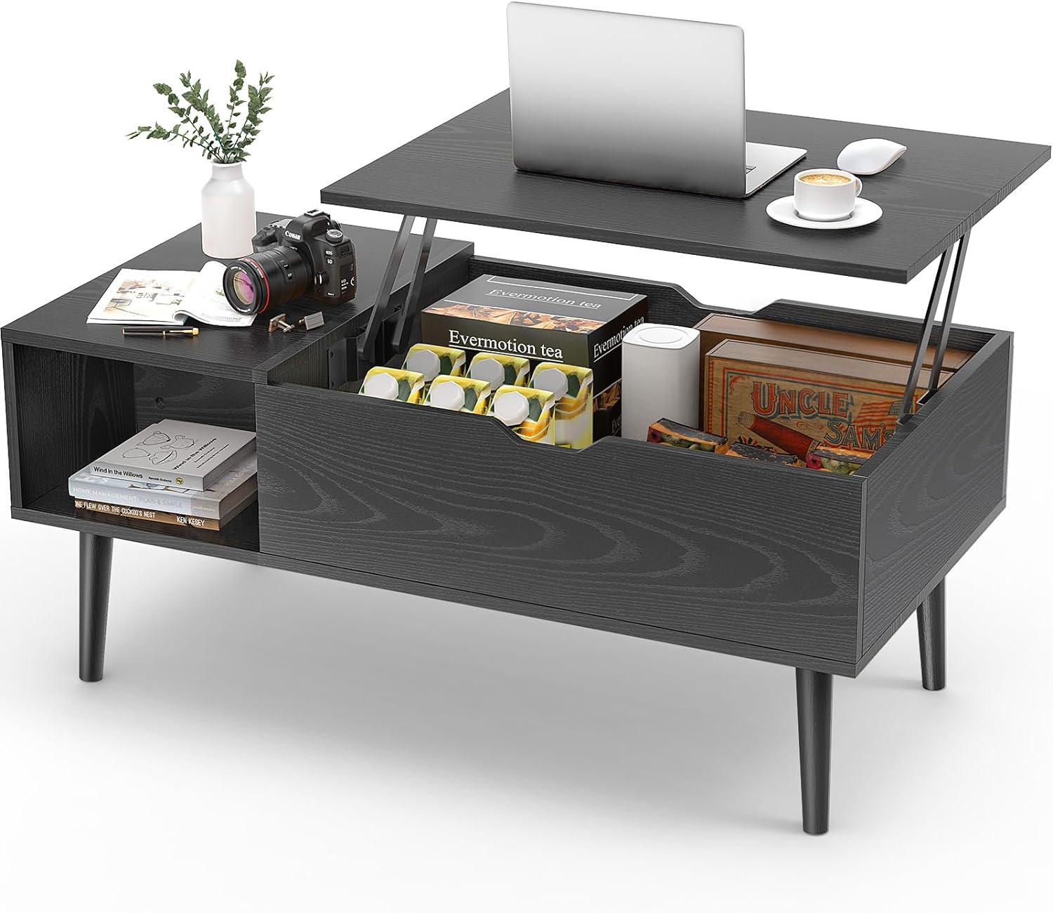 Sweetcrispy Lift-Top Coffee Table: Stylish Storage Solution