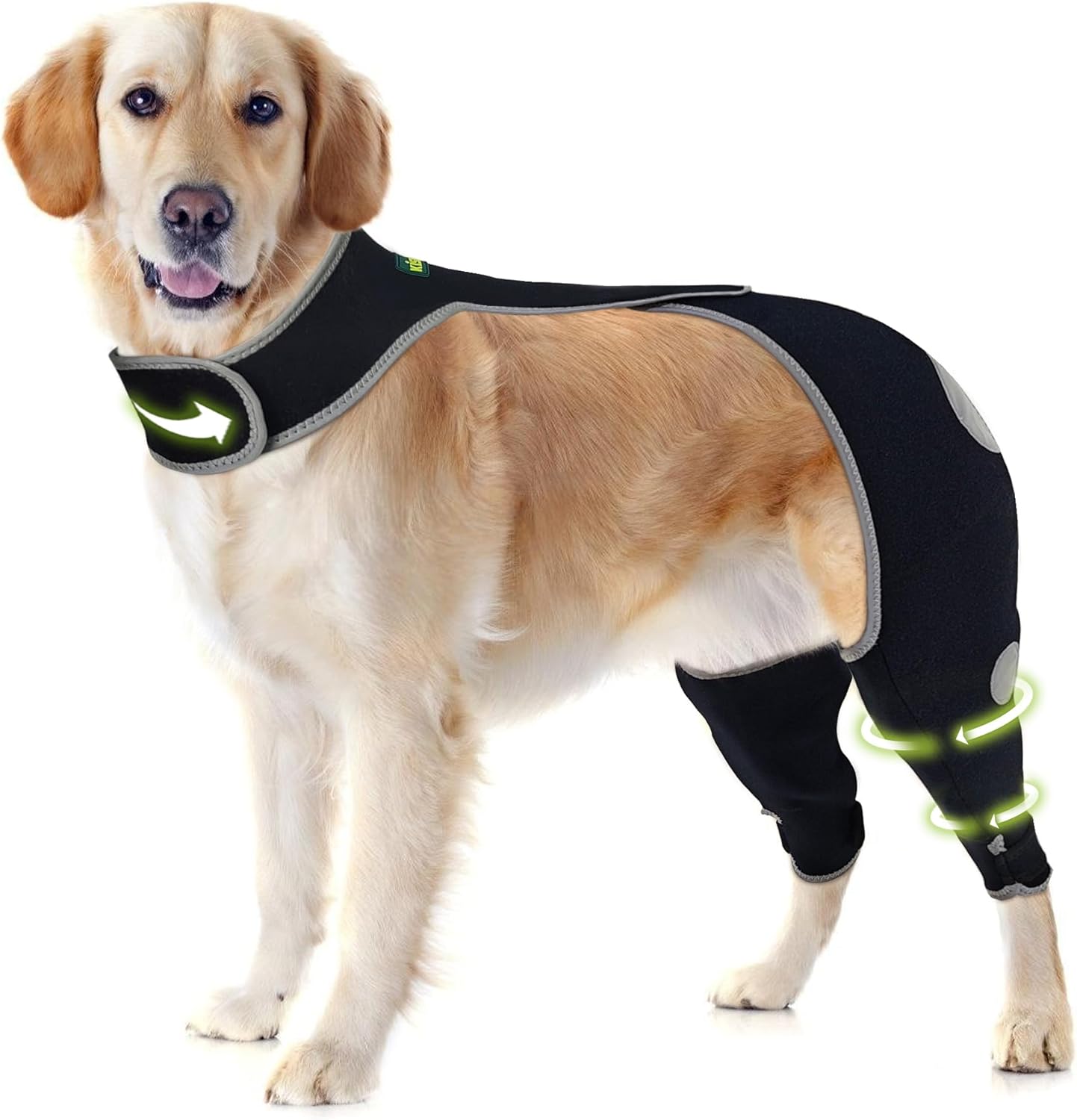 Dog Hind Leg Sleeve for Licking Prevention and Wound Protection