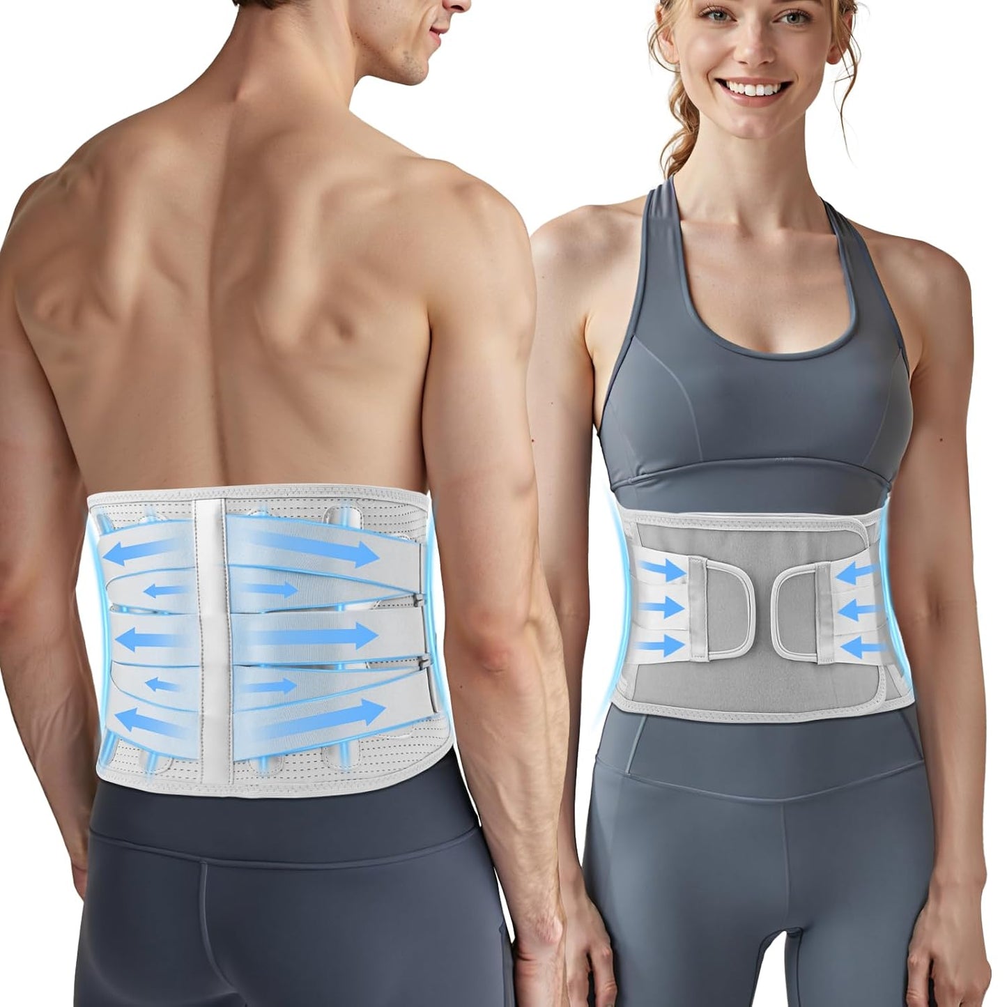 Mesh Adjustable Back Brace - Pain Relief & Support