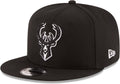 New Era 9FIFTY Black White Adjustable Snapback Hat for Fans