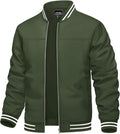 Men's Lightweight Windbreaker Bomber Jacket - Versatile Spring Coat is