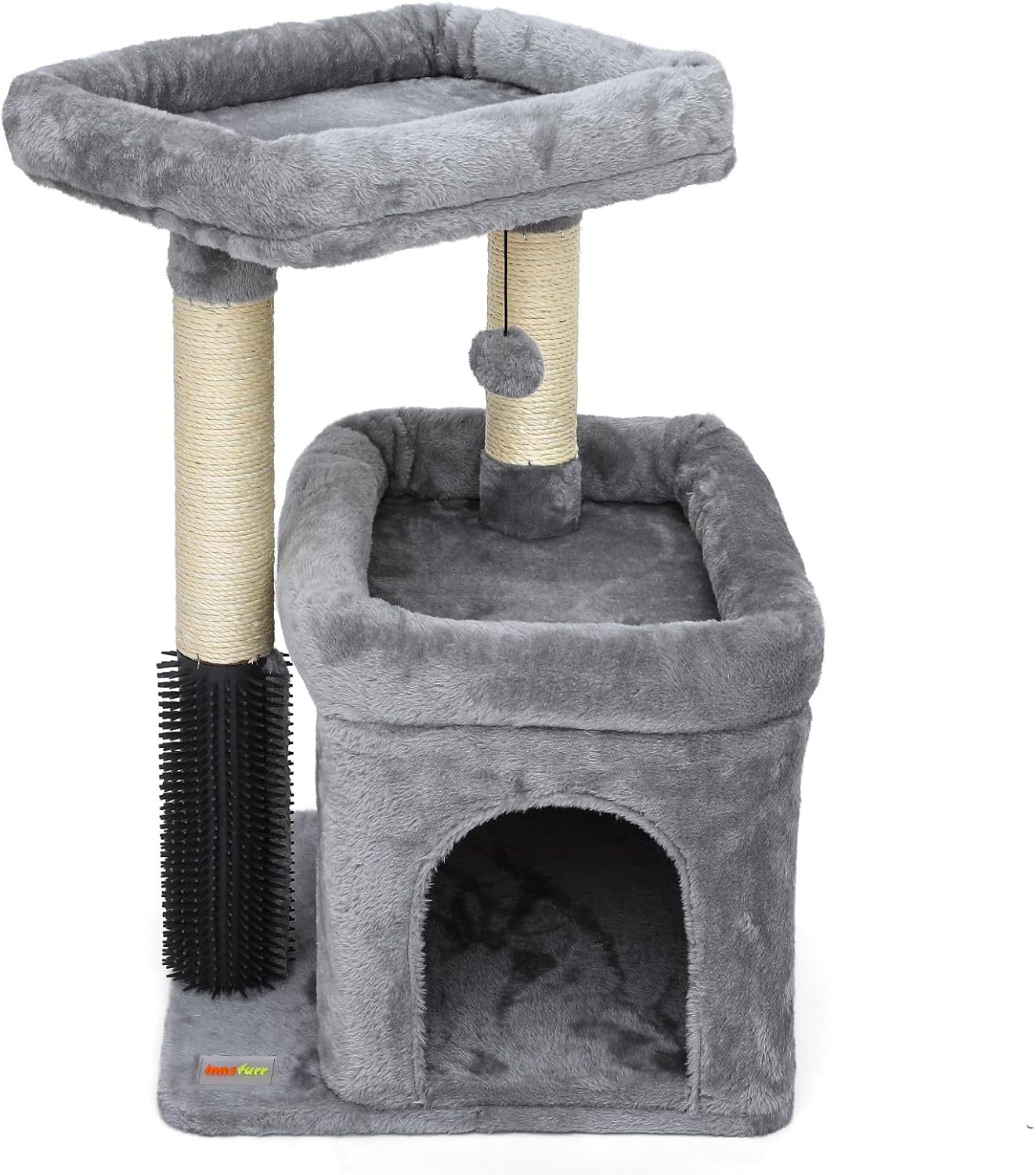 Small Cat Tree with Scratching Post for Indoor Play and Relaxation