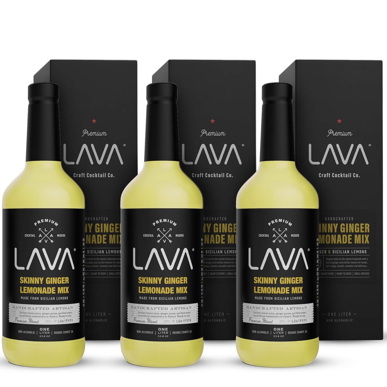 LAVA Premium Skinny Ginger Lemonade Vodka Cocktail Mix Review