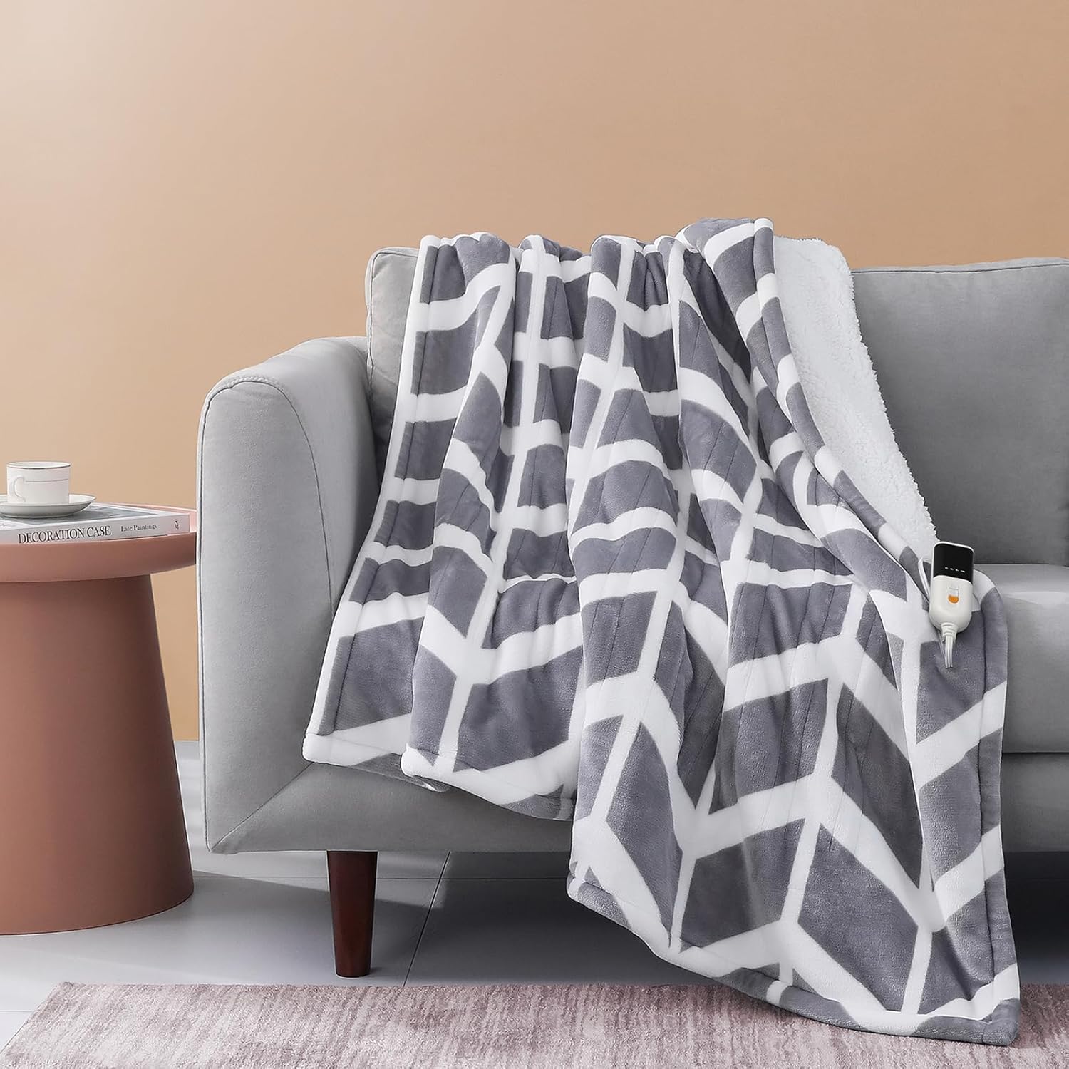 VENTIMI Electric Blanket Heated Throw for Ultimate Comfort
