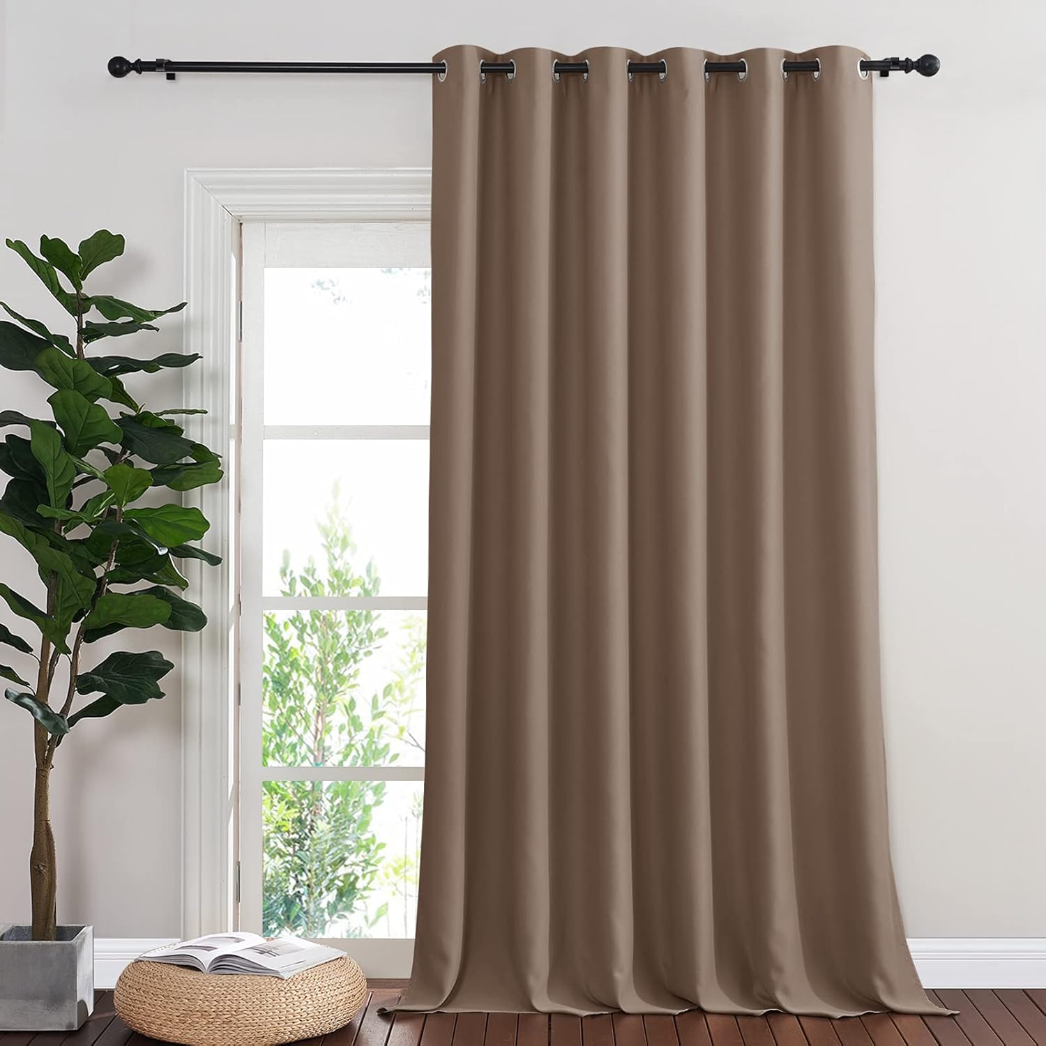 NICETOWN Blackout Room Divider Curtains for Sliding Doors