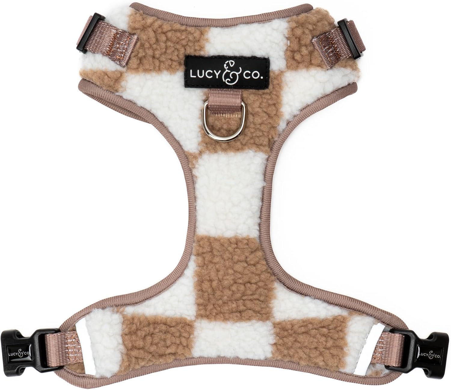 Lucy & Co. Playing Checkers No-Pull Dog Harness for Easy Walks