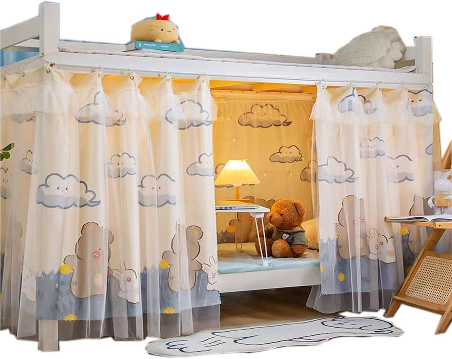 Breathable Bottom Bunk Bed Canopy by Qubanda