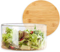 190oz Extra Large Glass Trifle Bowl with Lid - Clear Modern