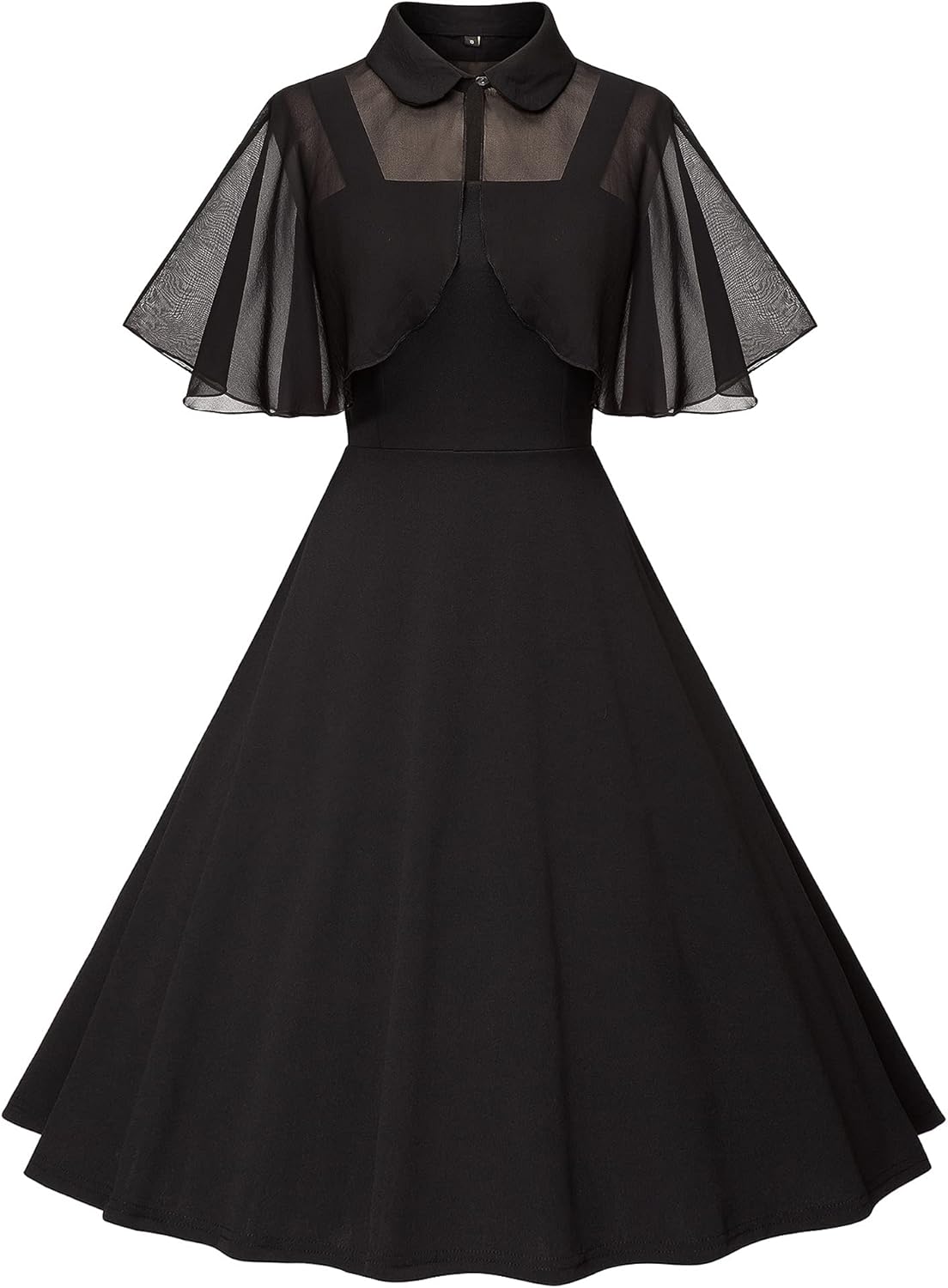 1950s Dresses for Women Vintage Goth Swing Cocktail Dress