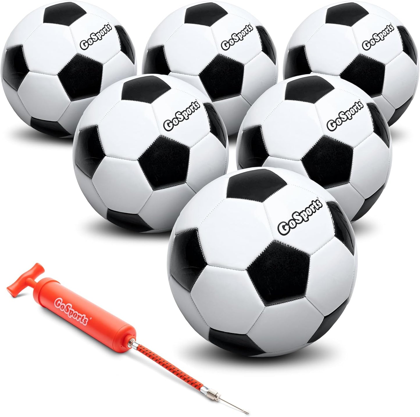 GoSports Classic Black and White Soccer Balls - Durable and Fun