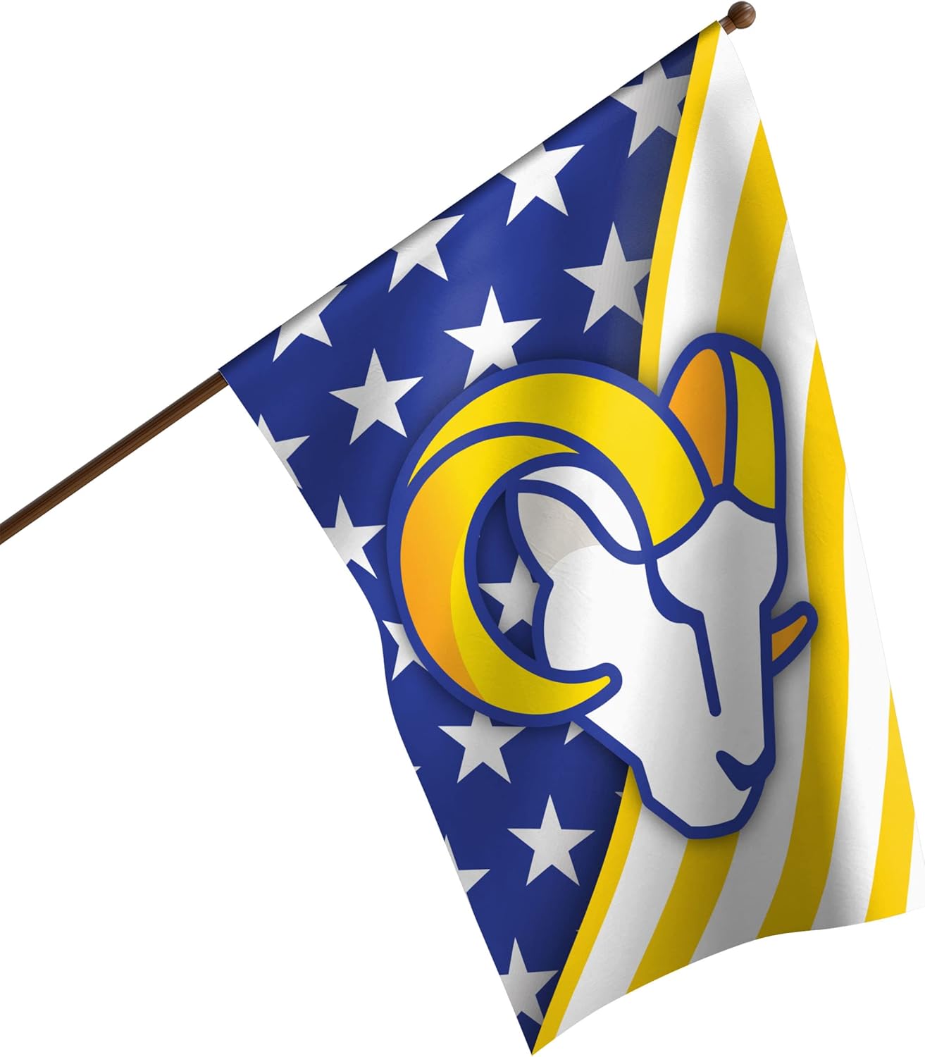 FOCO NFL Double Sided Team Logo Vertical Flag for Fans