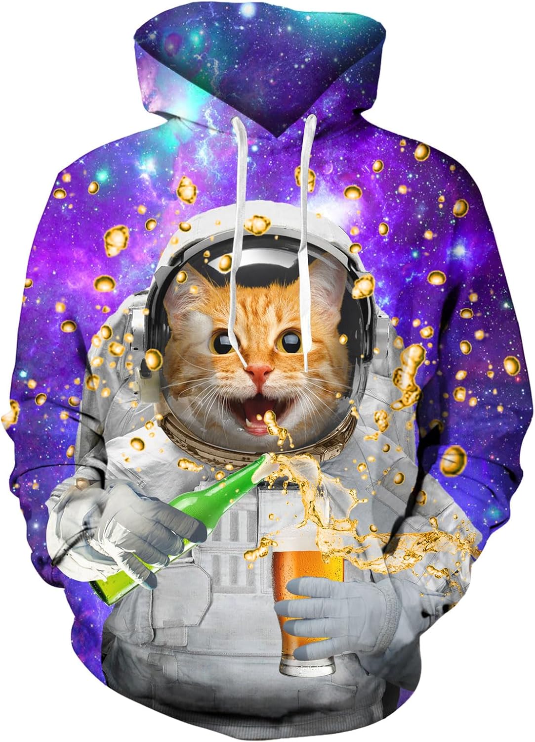 Cozy Fleece Graphic Hoodies by Loveternal