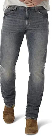 Wrangler Mens Retro Slim Fit Straight Leg Jean for Modern Style