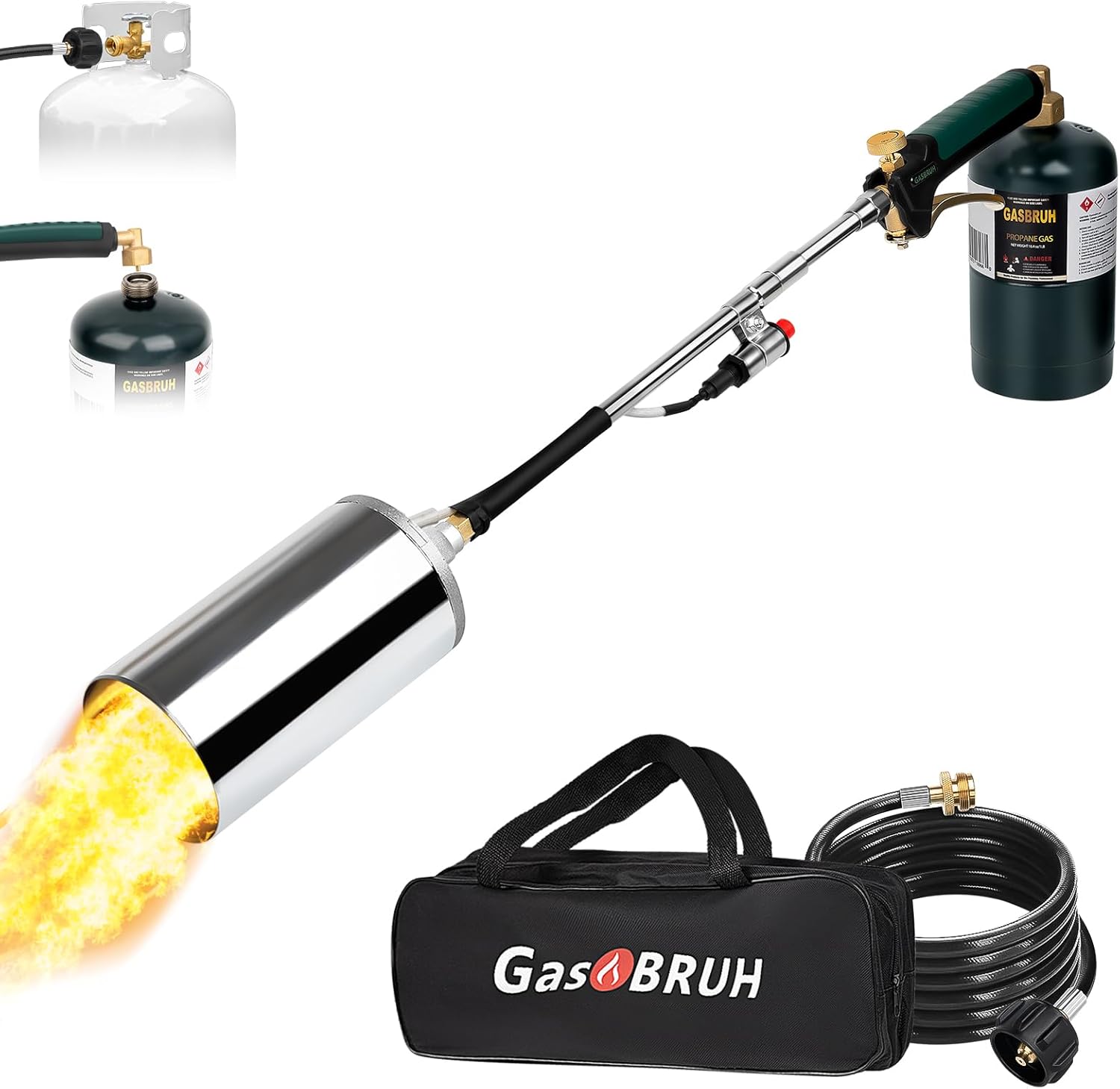 Heavy Duty Weed Torch Propane Burner for Efficient Weeding