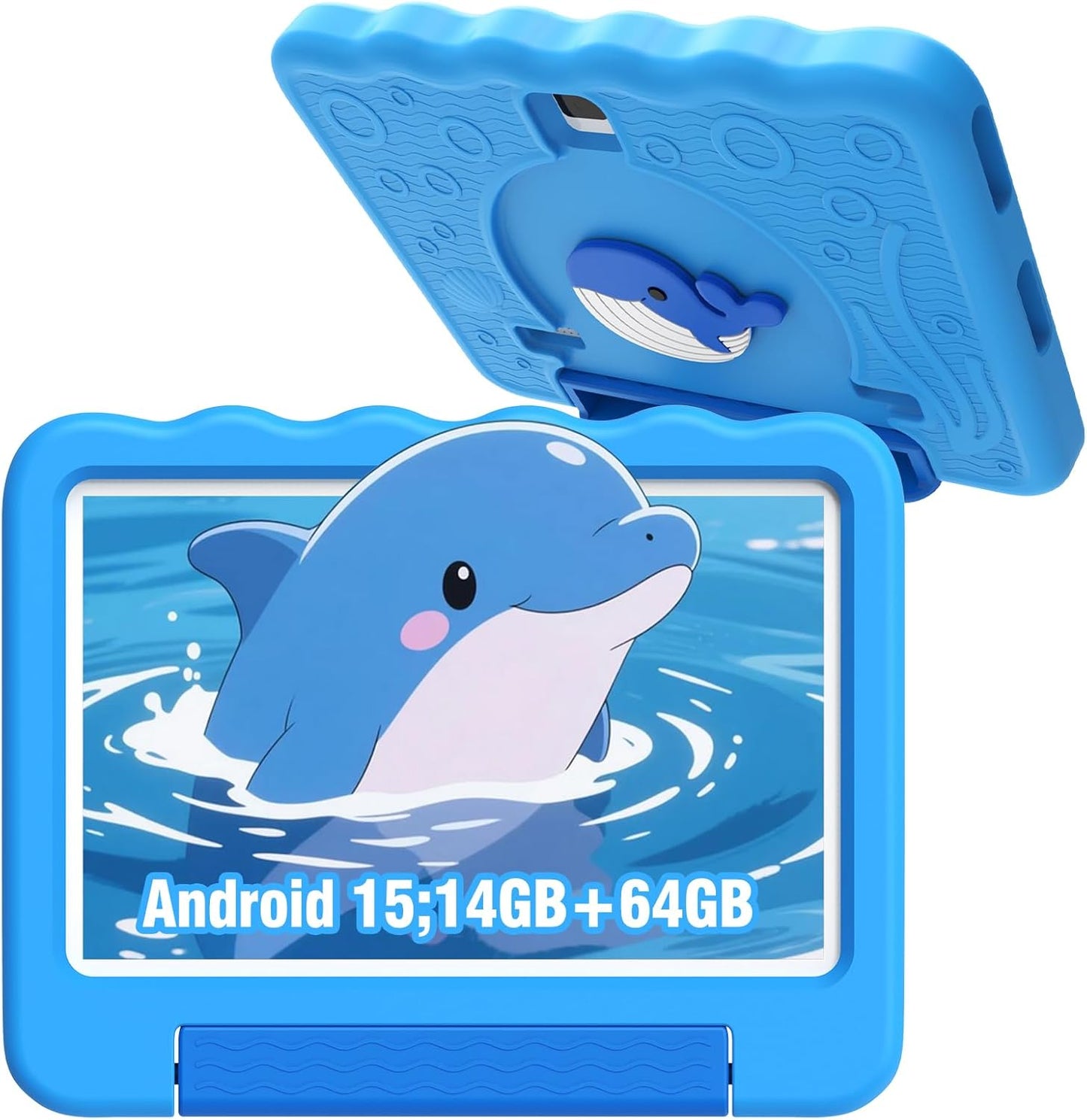 Kids Tablet 10 inch Android 15 with Parental Control Features
