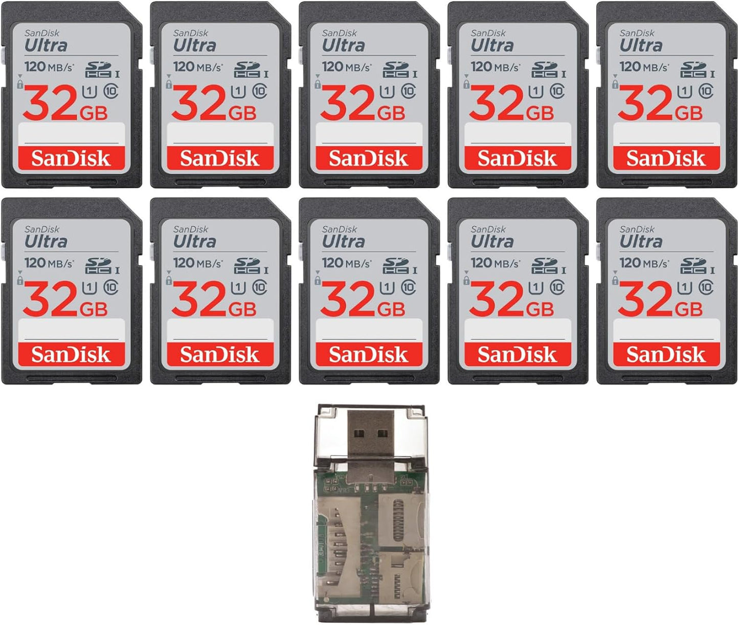 SanDisk 32GB Ultra SDHC UHS-I Memory Card for High-Speed Photography