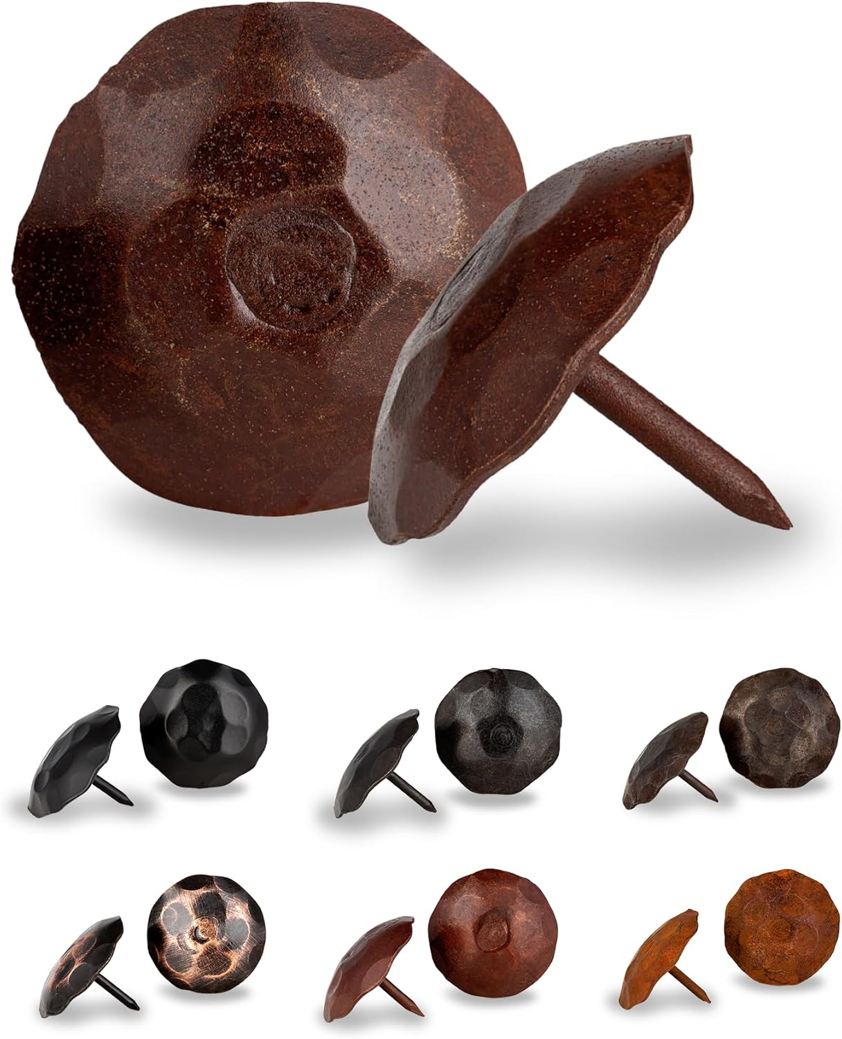25 Pack 1.25 in Large Round Head Clavos Decorative Nails