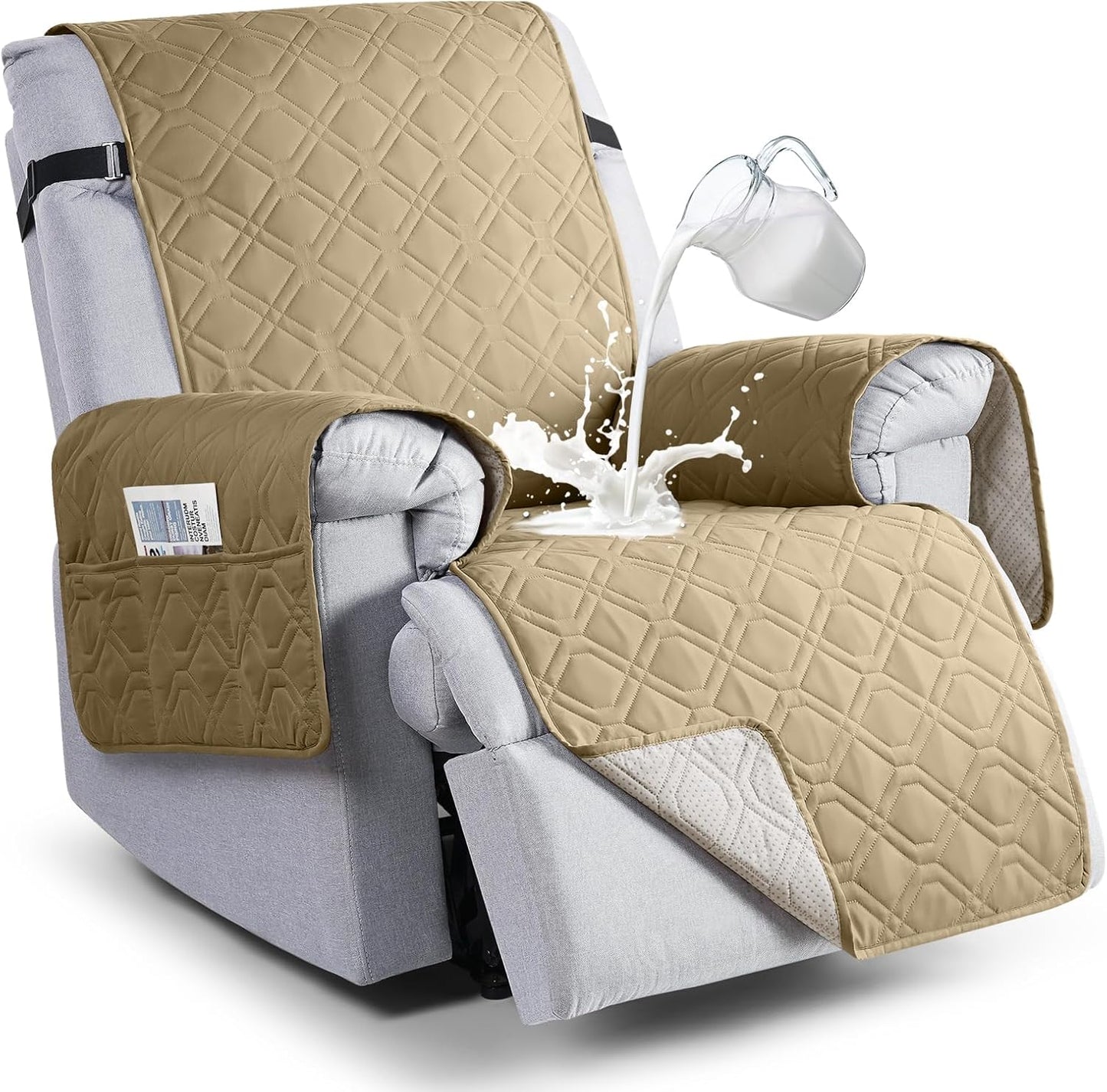 VANSOFY Waterproof Recliner Chair Cover for Pets and Dogs