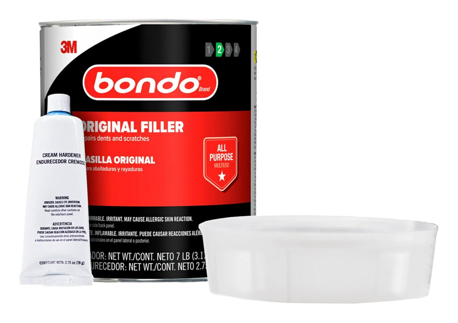 Bondo Original Filler for Dents, Dings, and Scratches Repair