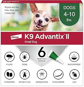 K9 Advantix II Small Dog Treatment for Fleas, Ticks & Mosquitoes