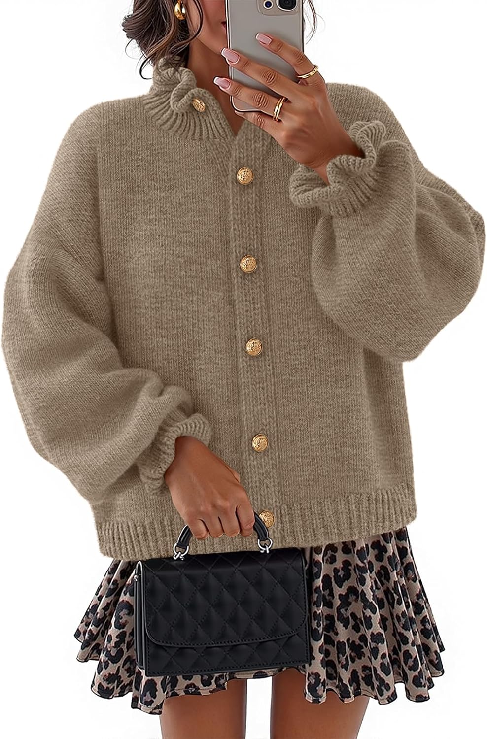 MEROKEETY Women's Chunky Cardigan Sweaters for Fall 2025