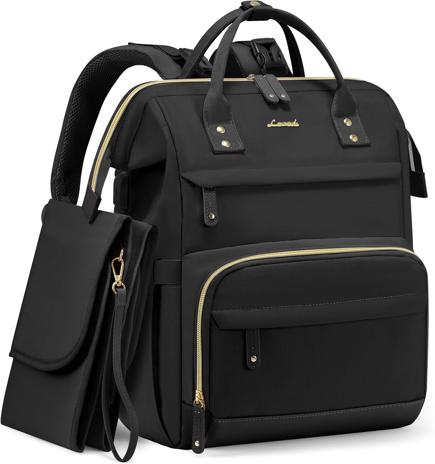 LOVEVOOK Diaper Bag Backpack with Changing Station for Parents