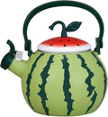 Whistling Tea Kettle for Stove Top Watermelon Design - Cute 1.6 Quart
