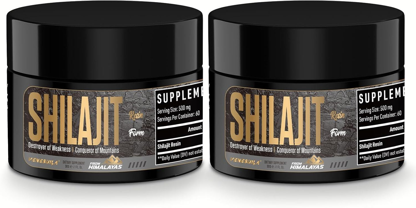 Organic Shilajit Resin for Energy and Wellness - Gold Grade