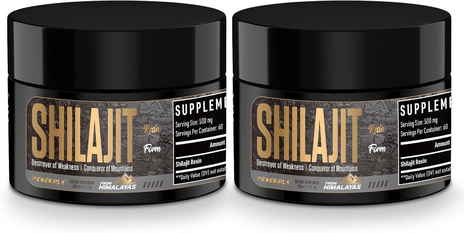 Organic Shilajit Resin for Energy and Wellness - Gold Grade
