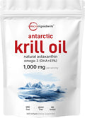Antarctic Krill Oil 1000mg Soft-Gels: Immune & Brain Support