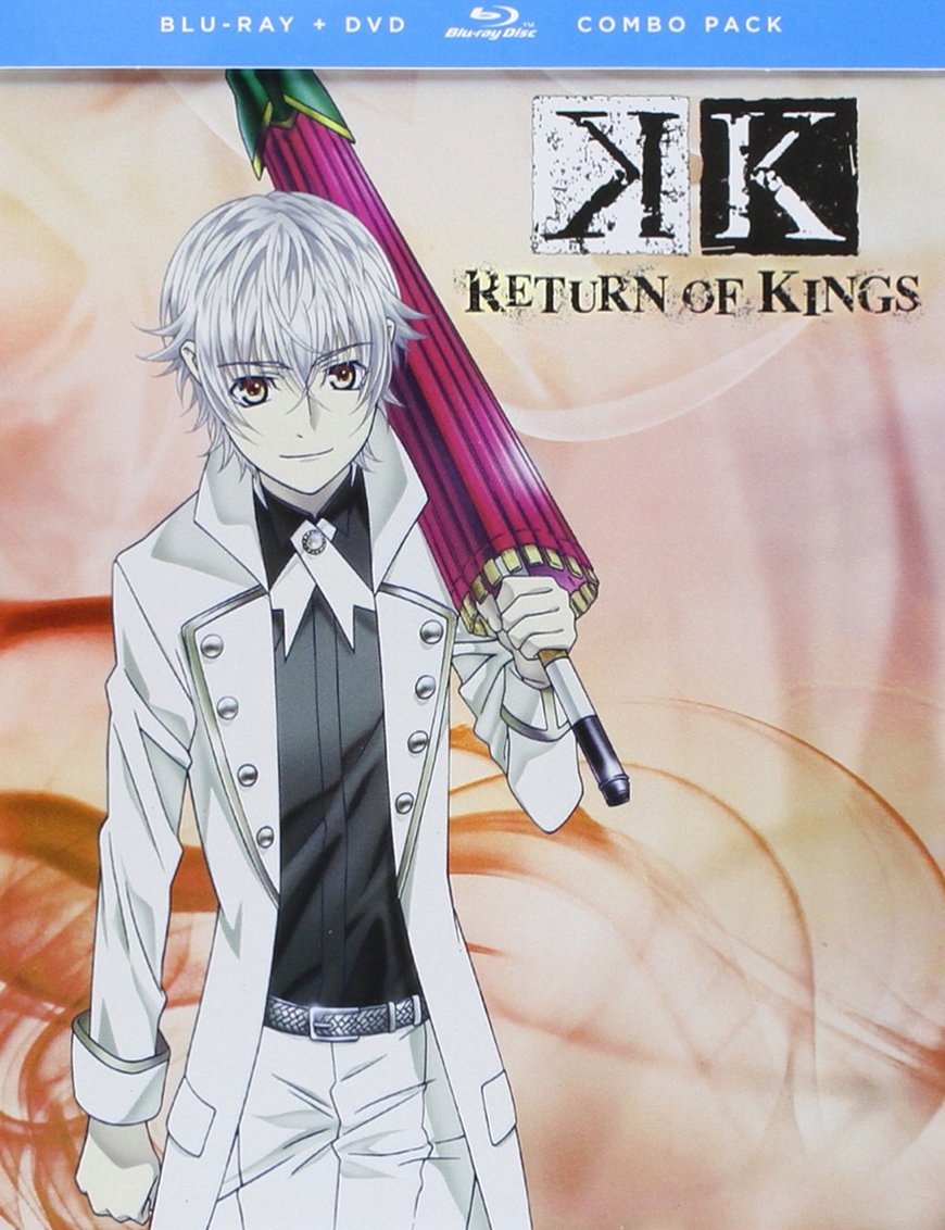 K Return of Kings ComboPack Blu-ray DVD for Anime Fans