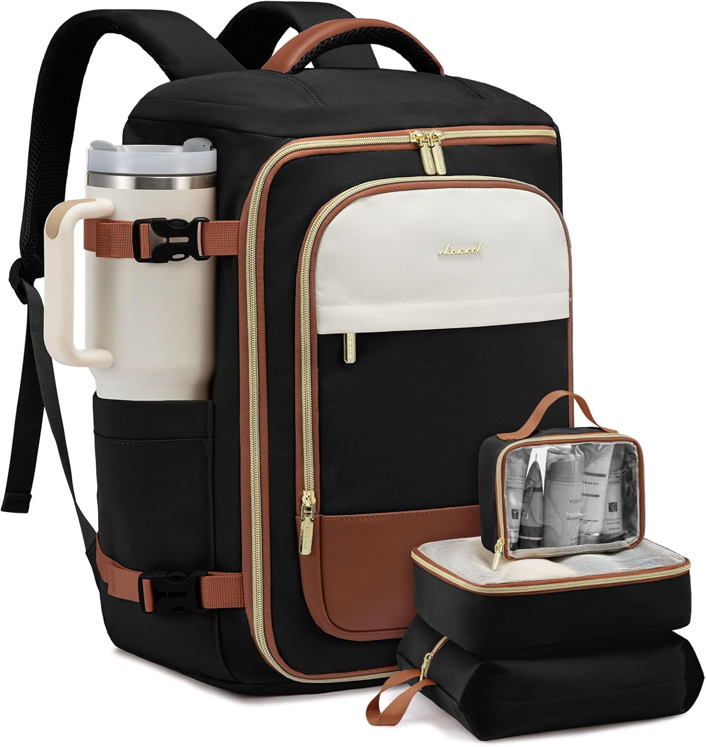 LOVEVOOK 40L Travel Backpack for Women - TSA Approved Carry On