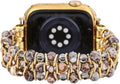 Cape Diablo Braided Apple Watch Band for Women - Handmade Moonstone