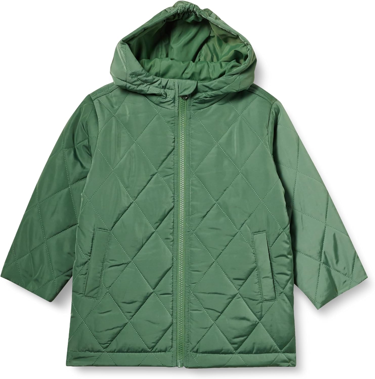 Unisex Kids Long Quilted Jacket for Cold Weather Adventures