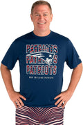 Zubaz NFL Men's Team Graphic T-Shirt - Bold Team Style wear