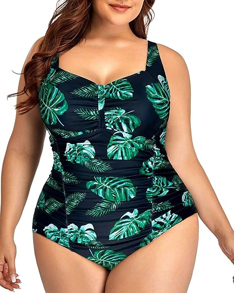 Daci Women Plus Size One Piece Swimsuits for Vintage Style