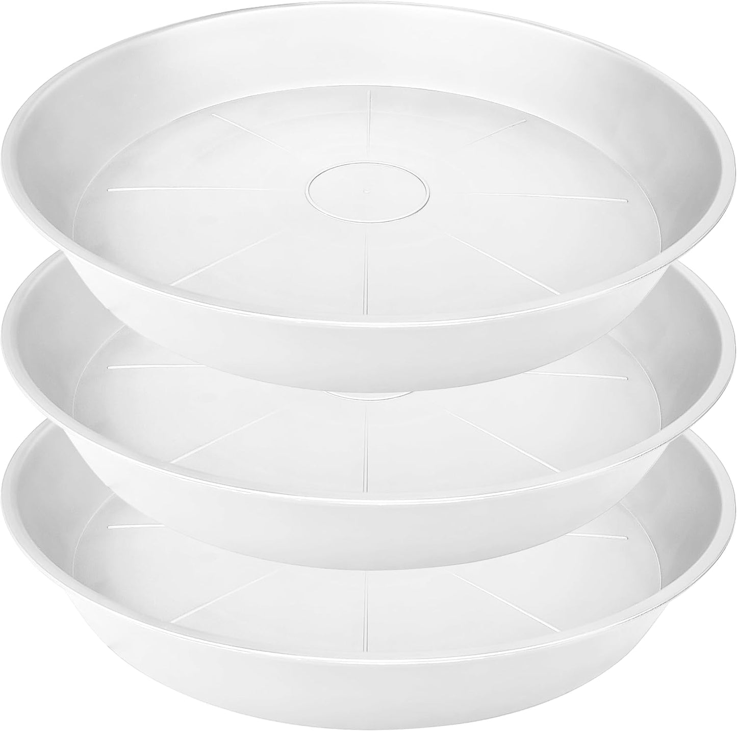 22 Inch Plant Saucer 3 Pack for Indoor and Outdoor Use