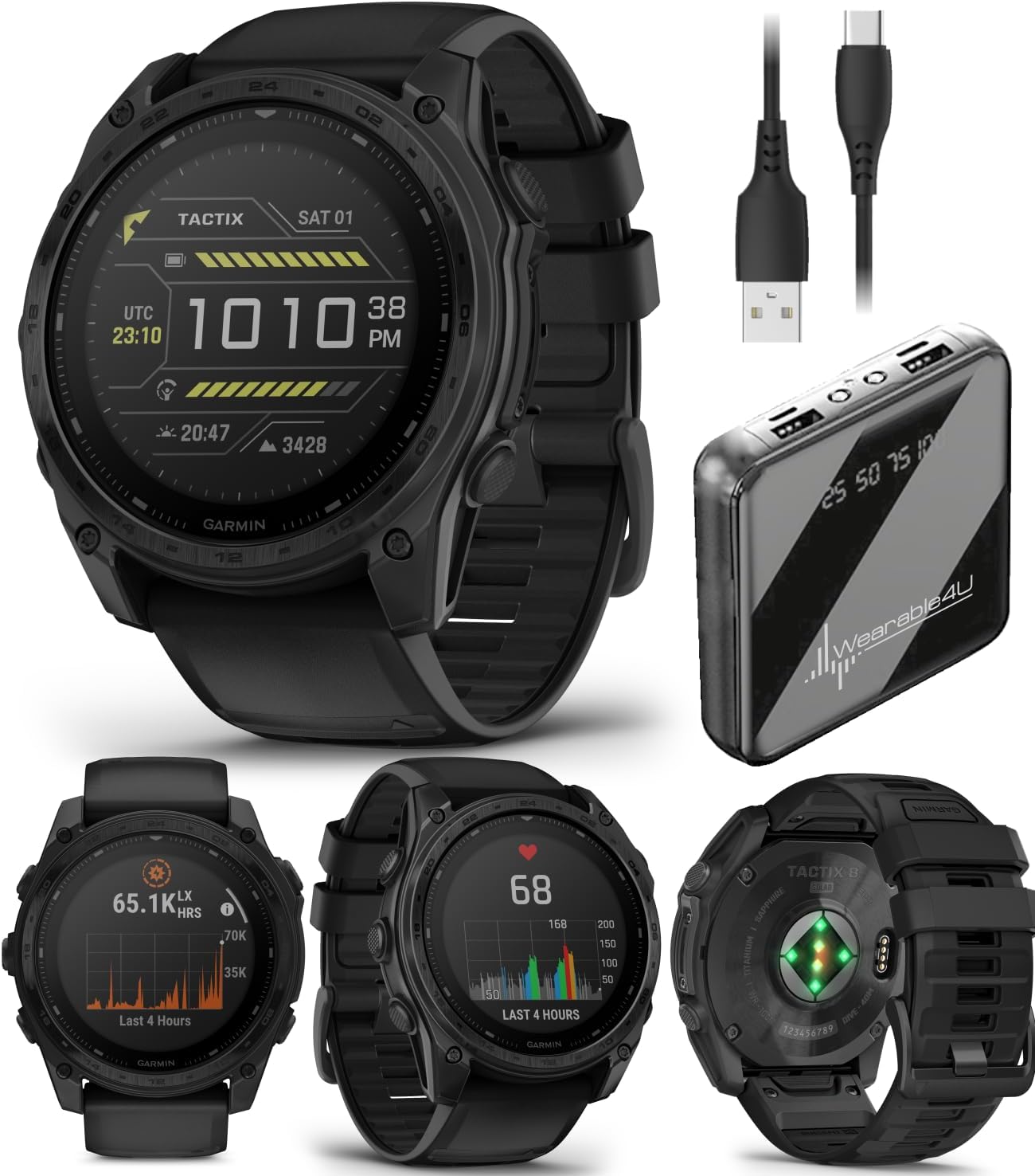 Garmin Tactix 8: Solar-Powered Tactical GPS Smartwatch