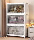 240Qt Stackable Storage Bins with Lid - Extra Large Collapsible