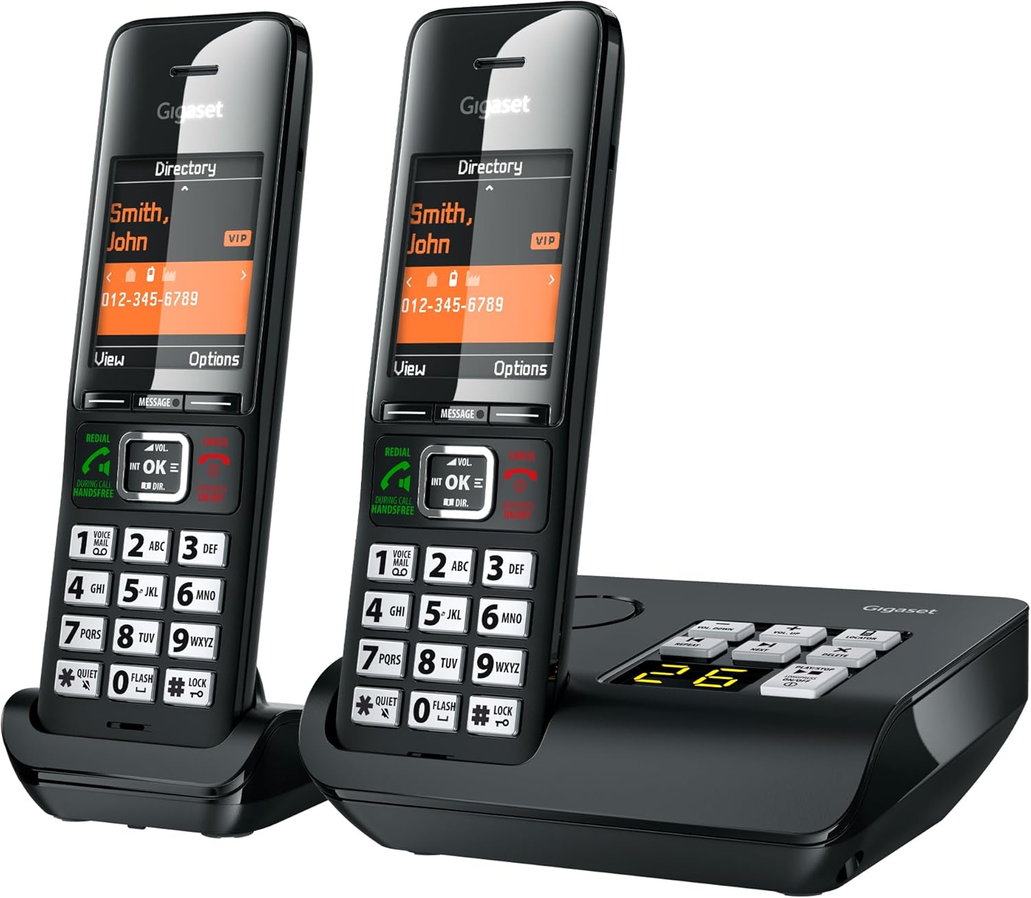 Gigaset Comfort 552A Duo - Elegant Cordless Phones with Features