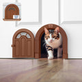 Meow Manor Cat Door Interior Door - No-Flap Privacy Portal
