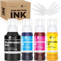 Hiipoo Sublimation Ink Refilled Bottles Compatible for ET Series