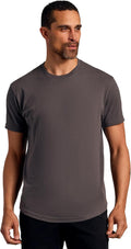 True Classic Mens T-Shirts Curved Hem Tee - Modern Fit & Soft Comfort