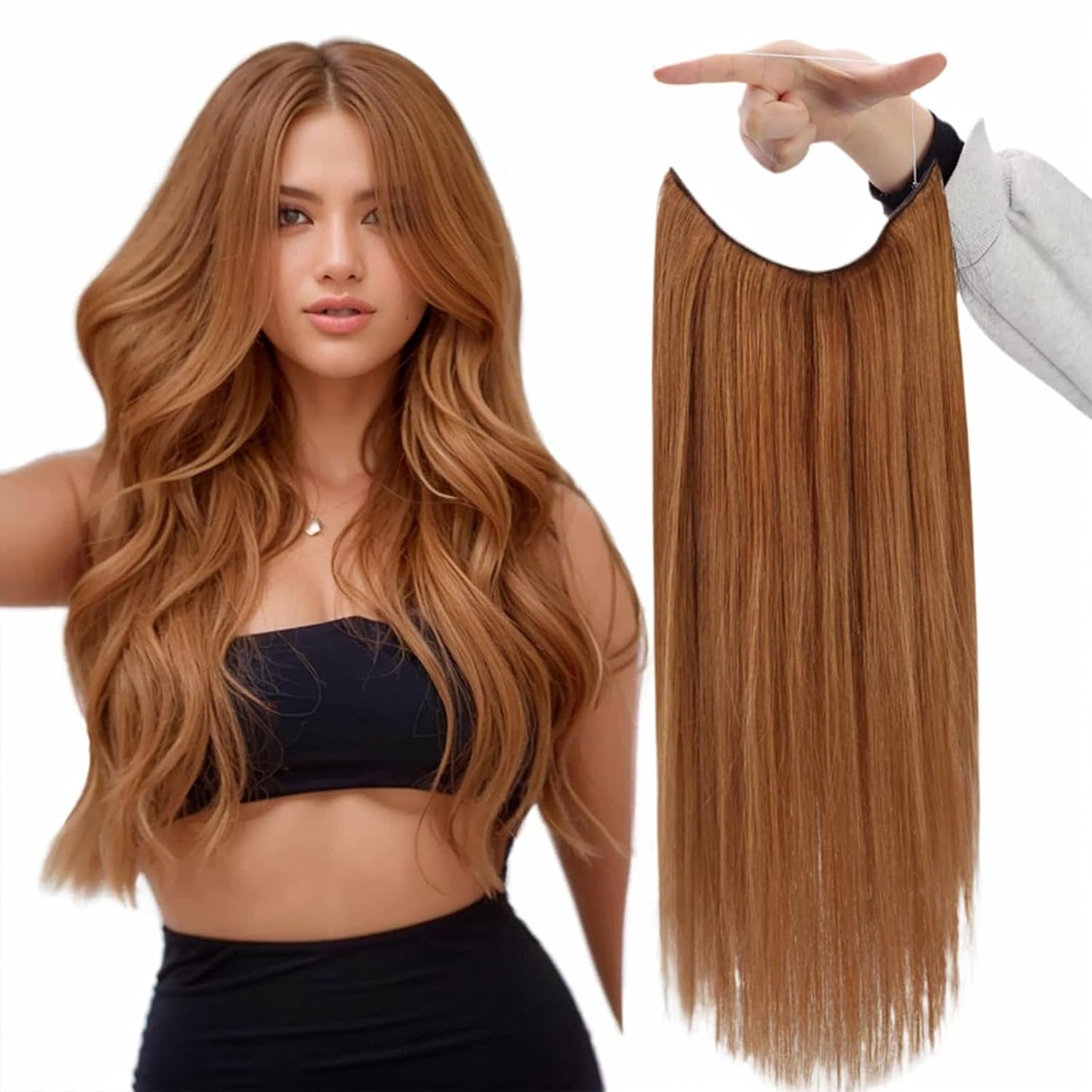 Fshine Wire Hair Extensions for Effortless Style and Volume