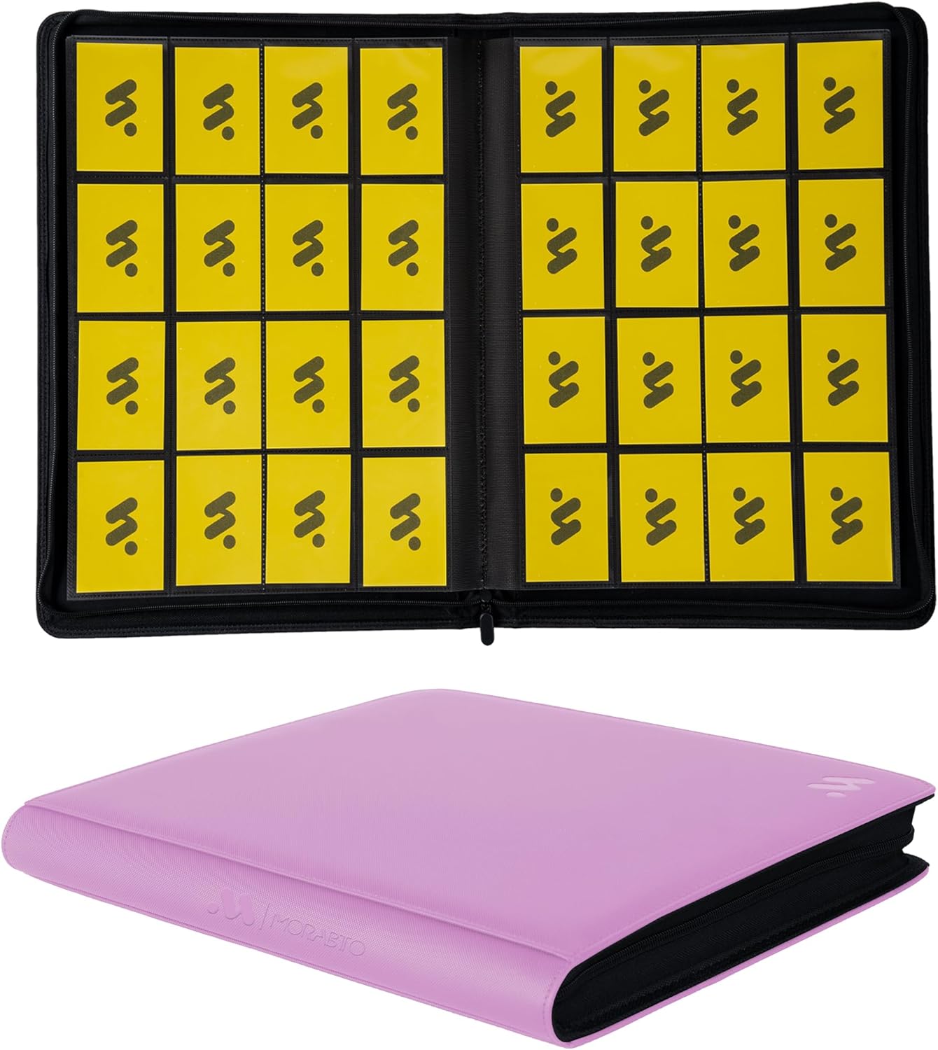 Premium 1000+ Pockets Card Binder for Trading Cards - Pink Purple
